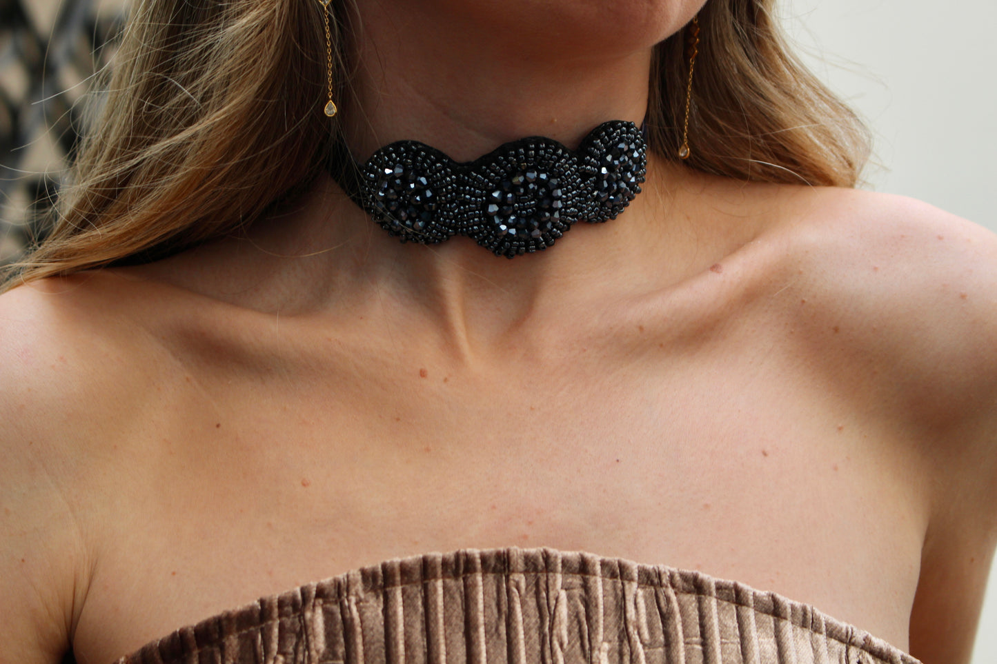 TRIADE CHOKER Dark Blue