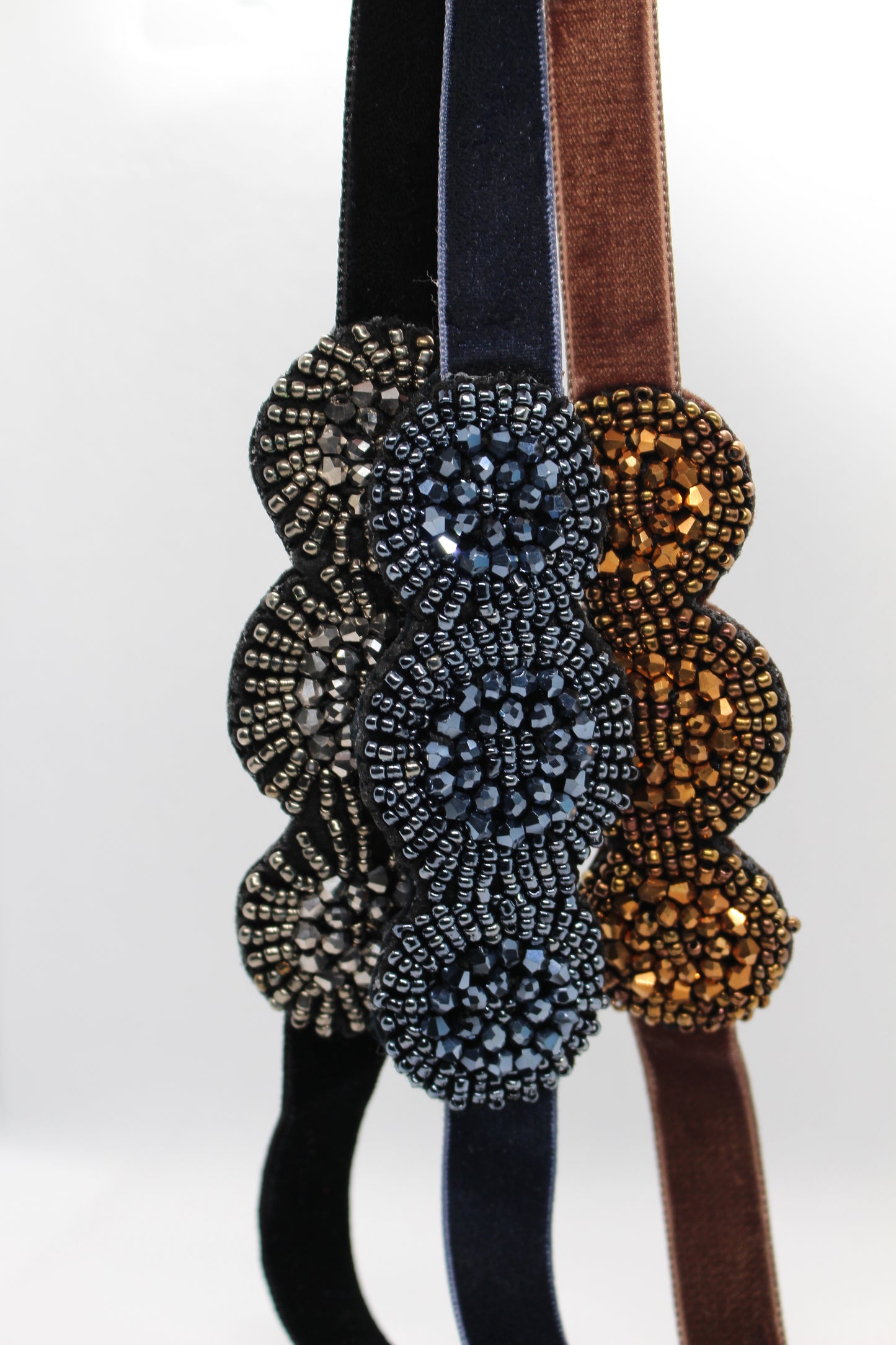 TRIADE CHOKER Silver Black