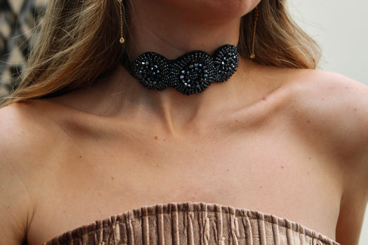 TRIADE CHOKER Dark Blue